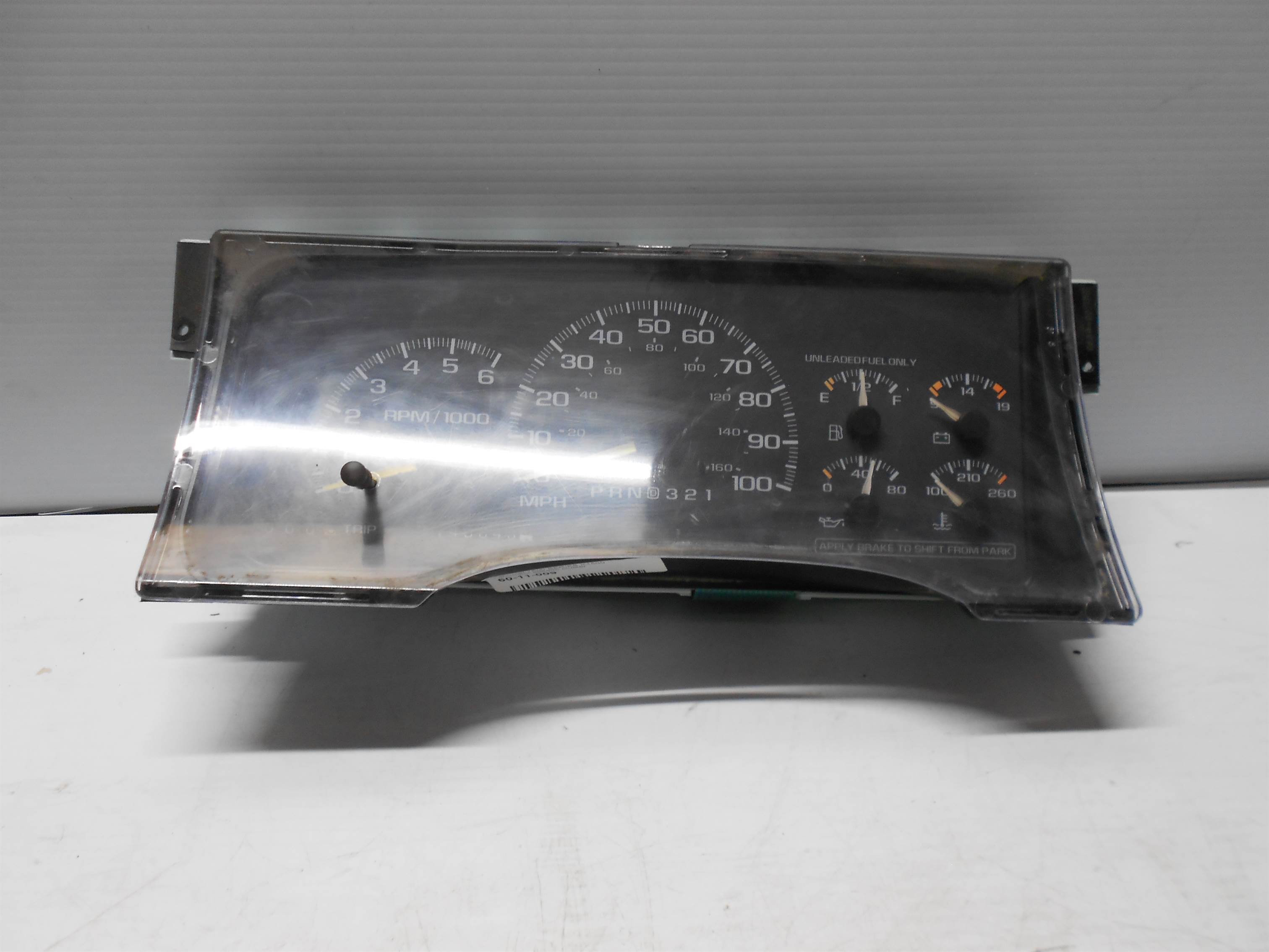 95 - 99 Chevrolet GMC Speedometer Instrument Cluster Dash for sale small view front thumbnail