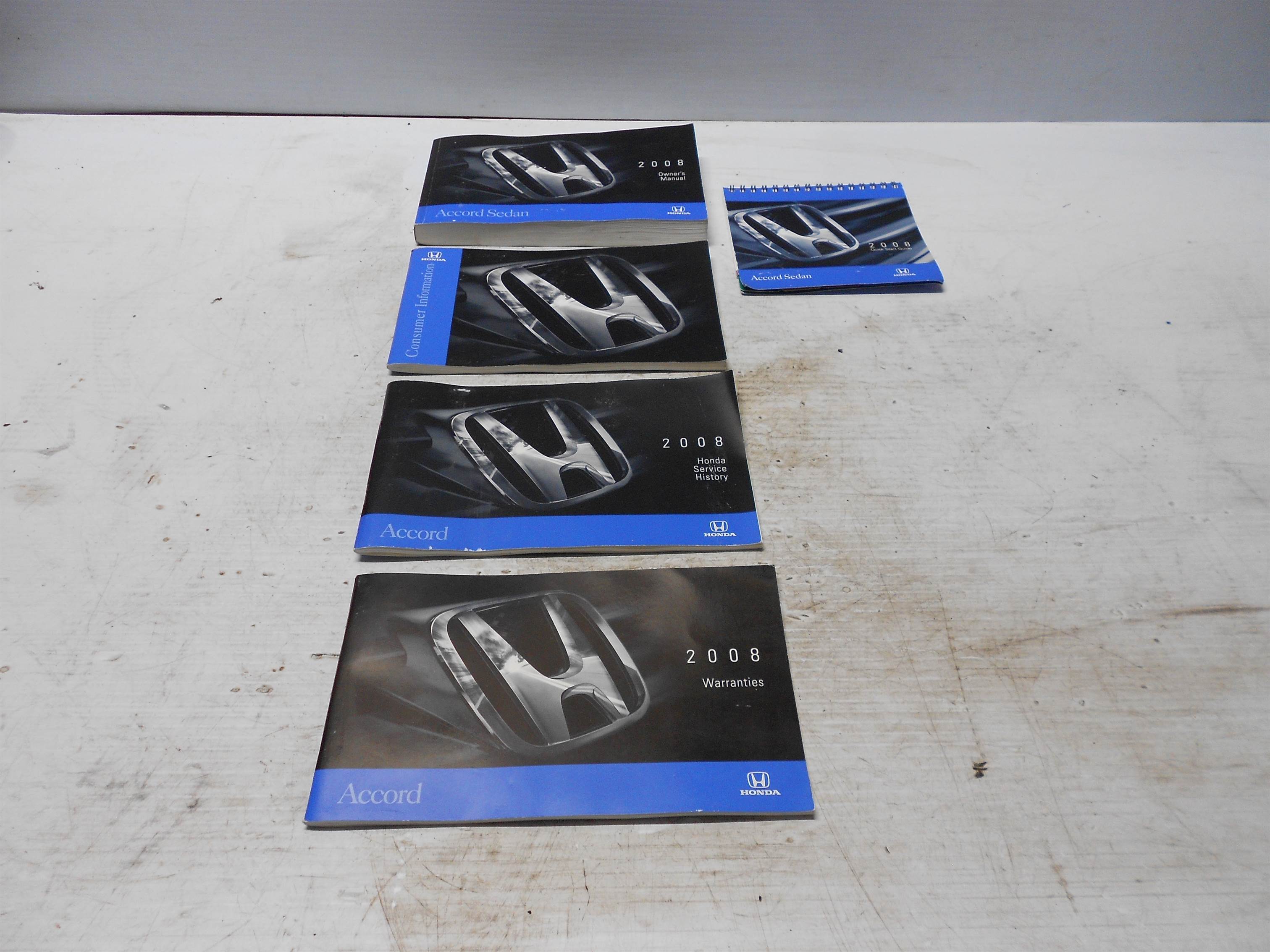 Used 08 2008 Honda Accord Sedan Owners Manual for sale small view front thumbnail